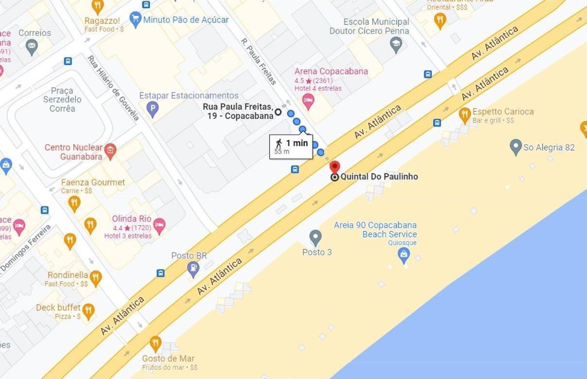 Pf12 - Studio A 1 Minuto Da Praia De Copacabana Rio de Janeiro Exterior foto